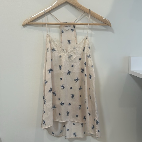 CamiNYC silk racer camisole - Picture 3 of 7